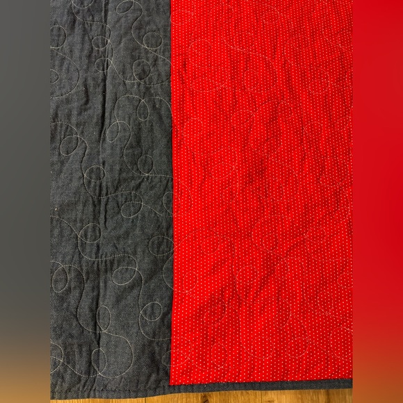 Handmade patchwork quilt - Picture 5 of 6